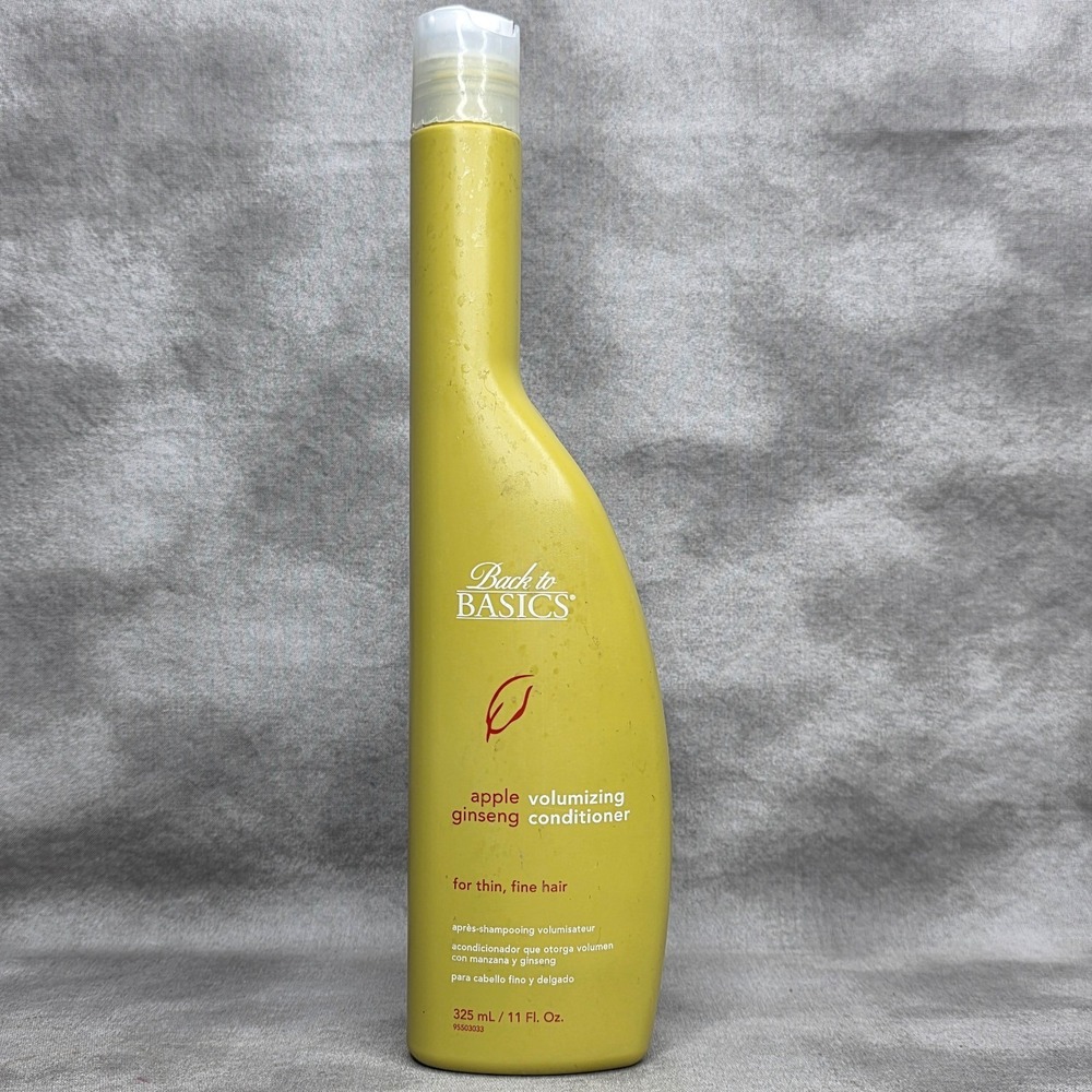 Back to Basics Volumizing Hair Conditioner Apple Ginseng 11oz For Thin Fine Hair